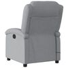 vidaXL Fauteuil de massage inclinable Gris clair Tissu