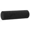 vidaXL Coussins d&eacute;coratifs lot de 2 Noir &Oslash;15x50 cm Velours
