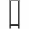vidaXL Pieds de table de bar Noir 2 pi&egrave;ces 50 x (100-101) cm Acier