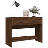 vidaXL Table console Ch&ecirc;ne marron 100x39x75 cm Bois d'ing&eacute;nierie