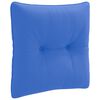 vidaXL Coussin de dos PUTTEN 100 % polyester Bleu royal