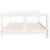 vidaXL Cadre de lit pour enfant blanc 80x160 cm bois de pin massif