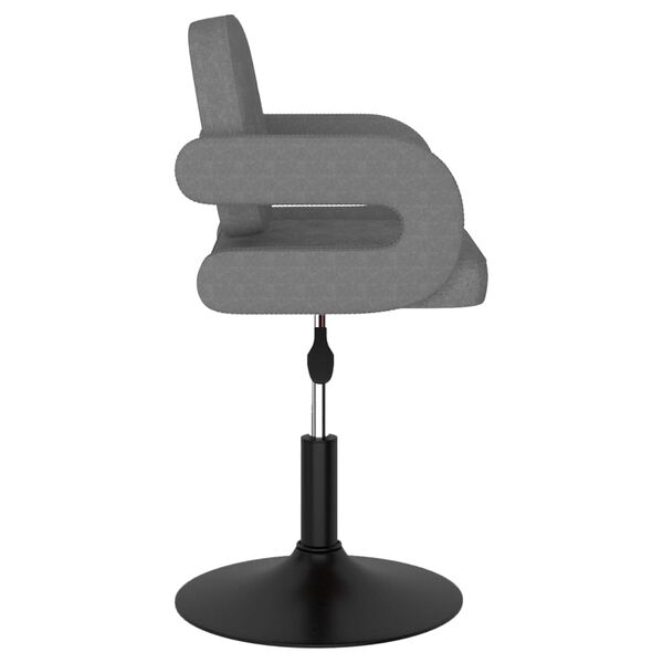 vidaXL Tabouret de bar Gris clair Tissu