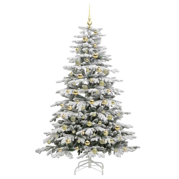 vidaXL Sapin de No&euml;l Artificiel &agrave; Branches Articul&eacute;es Blanc 180 cm