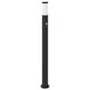vidaXL Borne lumineuse avec d&eacute;tecteur 110 cm en acier inoxydable IP44