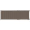 vidaXL Chaise longue avec coussin taupe Bois de pin imprégné