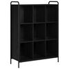 vidaXL Biblioth&egrave;que 57 x 33 x 111 cm Bois d'ing&eacute;nierie Ch&ecirc;ne noir