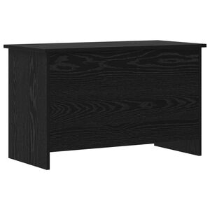 vidaXL Coffre de rangement avec stockage Ch&ecirc;ne noir 80 x 40 x 50 cm