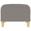 vidaXL Repose-pied Taupe 70x55x41 cm Tissu
