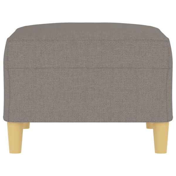 vidaXL Repose-pied Taupe 70x55x41 cm Tissu