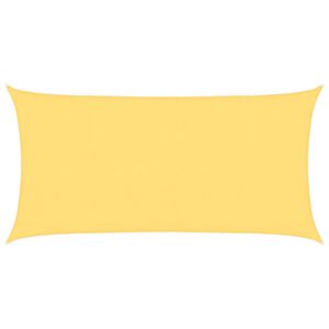vidaXL Voile d'ombrage 160 g/m&sup2; Beige 3x6 m PEHD