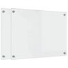 vidaXL Protection de cuisine Transparent 70 x 50 cm verre trempé