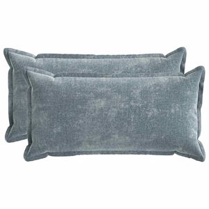 vidaXL Housse de coussin 2 pcs HOUTEN Bleu clair 40 x 80 cm