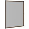 vidaXL Moustiquaire pour fen&ecirc;tres Marron 80x100 cm