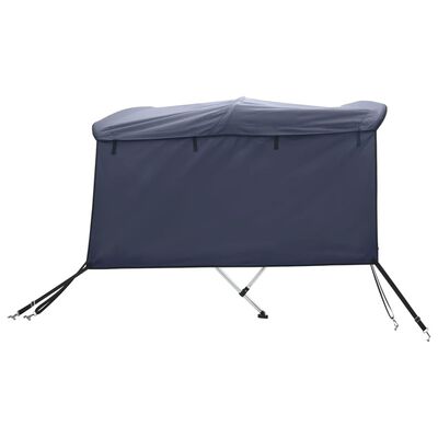 vidaXL Toit bimini à 3 arceaux parois latérales 183x(154-167)x137 cm