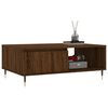 vidaXL Table basse ch&ecirc;ne marron 90x60x35 cm bois d'ing&eacute;nierie