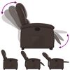 vidaXL Fauteuil inclinable marron similicuir