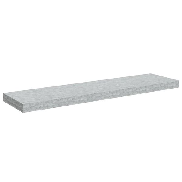 vidaXL Étagère murale flottante Gris béton 90x23,5x3,8 cm MDF