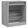 vidaXL Armoire &agrave; chaussures sonoma gris 60x42x69 cm bois d'ing&eacute;nierie