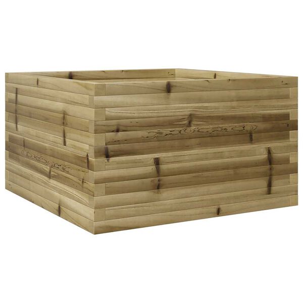vidaXL Jardini&egrave;re 80x80x46 cm bois de pin impr&eacute;gn&eacute;