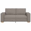 vidaXL Canap&eacute; 2 places Taupe 180x78x84 cm Tissu