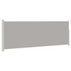 vidaXL Auvent lat&eacute;ral r&eacute;tractable 160 x 500 cm Gris