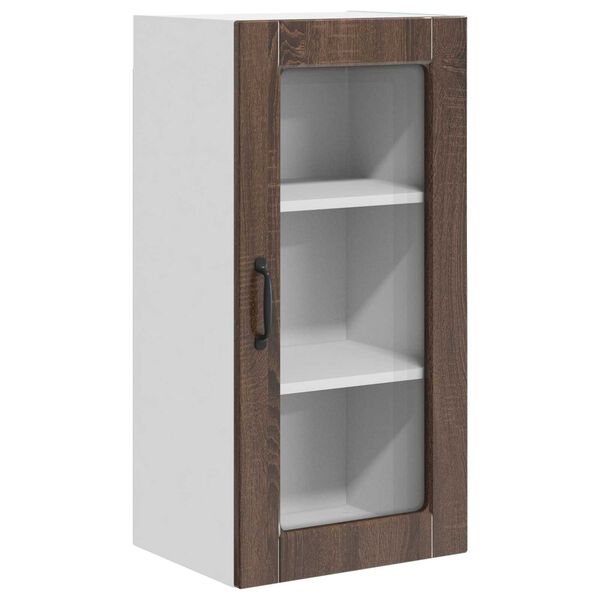 vidaXL Armoire de cuisine Ch&ecirc;ne brun 40 x 31 x 80 cm Bois d'ing&eacute;nierie