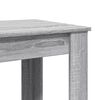 vidaXL Table de bar sonoma gris 51x50x103,5 cm bois d'ing&eacute;nierie
