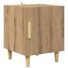 vidaXL Cabinet de chevet Montage mural Ch&ecirc;ne artisanal 40 x 40 x 50 cm