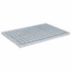 vidaXL Grille Argent&eacute; 50 x 35 x 2 cm Acier galvanis&eacute; &agrave; chaud
