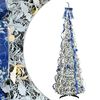 vidaXL Sapin de No&euml;l artificiel Blanc 180 cm PVC