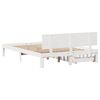 vidaXL Cadre de lit avec tiroirs sans matelas blanc 120x200 cm