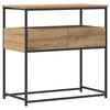 vidaXL Table console Ch&ecirc;ne artisanal 75 x 40 x 75 cm Bois d'ing&eacute;nierie