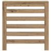 vidaXL Cache-radiateur ch&ecirc;ne artisanal 78x20x82 cm bois d'ing&eacute;nierie