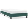 vidaXL Cadre de lit sans matelas vert fonc&eacute; 80x210 cm velours
