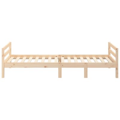 vidaXL Cadre de lit sans matelas 75x190 cm bois de pin massif