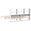 vidaXL Lit biblioth&egrave;que sans matelas blanc 180x200 cm bois pin massif