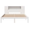 vidaXL Lit biblioth&egrave;que sans matelas blanc 150x200 cm bois pin massif