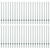 vidaXL Poteau de cl&ocirc;ture ench&acirc;ss&eacute; 44 pc Vert 180 cm