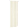 vidaXL &Eacute;cran de balcon Cr&egrave;me 80x240 cm Tissu Oxford