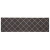 vidaXL Tapis de Cuisine Anthracite &agrave; carreaux 180 x 60 cm