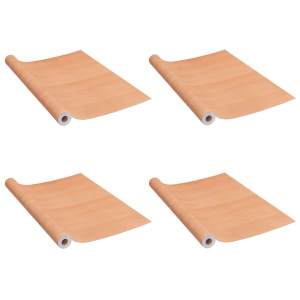 vidaXL Films autoadh&eacute;sifs de meubles 2 pcs Ch&ecirc;ne japonais 500x90cm PVC