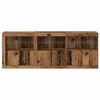 vidaXL Buffet LED Bois Ancien 181 x 37 x 67 cm Bois d'ing&eacute;nierie