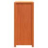 vidaXL Armoire lat&eacute;rale cire marron 100x40x90 cm bois de pin massif