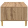 vidaXL Table basse Ch&ecirc;ne artisanal 90 x 50 x 26,5 cm Bois d'ing&eacute;nierie