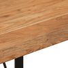 vidaXL Table de bar 110x55x107 cm bois massif d'acacia et fer