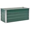 vidaXL Lit sur&eacute;lev&eacute; de jardin Acier galvanis&eacute; 100x40x45 cm Vert