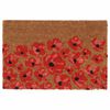 vidaXL Tapis de porte naturel 40x60 cm fibre de coco touffet&eacute;
