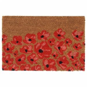 vidaXL Tapis de porte naturel 40x60 cm fibre de coco touffet&eacute;