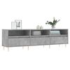 vidaXL Meuble TV gris béton 150x30x44,5 cm bois d'ingénierie